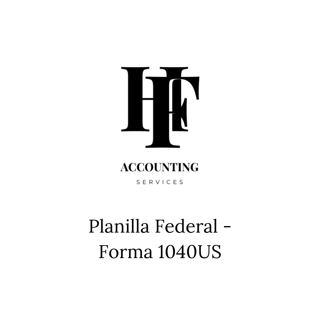 Planilla Federal - Forma 1040US